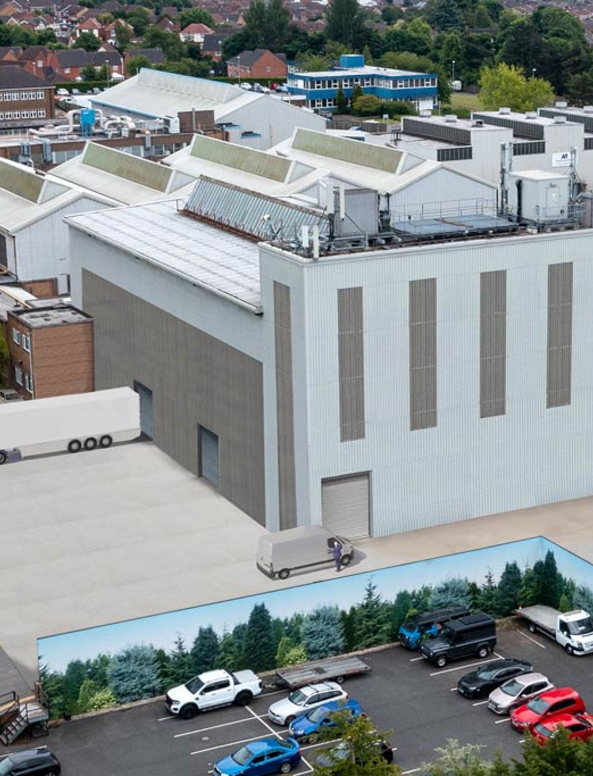 Industrial Unit / Warehouse Dovedale House - exterior CGI